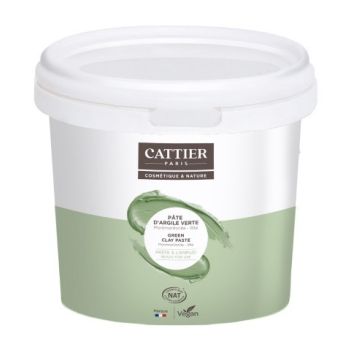 Pâte d'argile verte Cattier - pot de 1,350kg