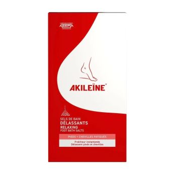 Sels de bain délassants Akileïne - boîte de 2 sachets de 150g