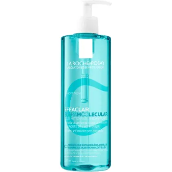 Effaclar SupraMolecular gelée nettoyante sébum et pores La Roche-Posay - flacon-pompe de 400ml