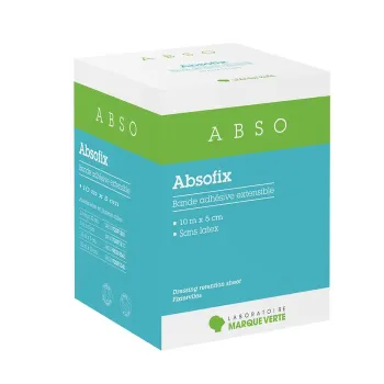 Absofix bande adhésive extensible Abso - boîte d'une bande de 10m x 5cm