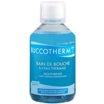 Bain de bouche à l'eau thermale gôut menthe fraîche sans alcool Buccotherm - flacon de 300ml 
