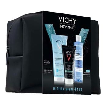 Coffret Rituel apaisant Vichy Homme - coffret contenant 4 produits