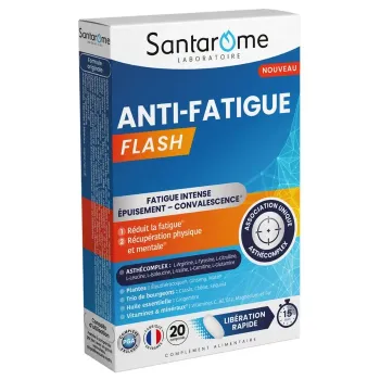 Anti-fatigue flash Santarome - boite de 20 comprim&eacute;s