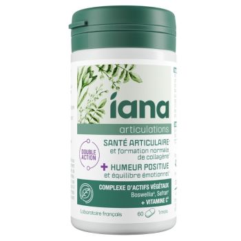 Articulations santé articulaire et humeur positive Iana - pot de 60 comprimés