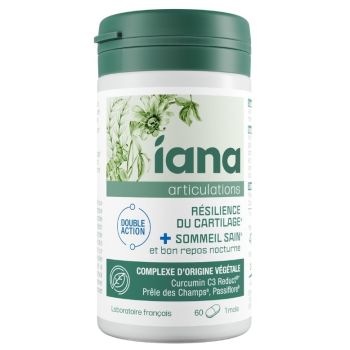 Articulations résilience du cartilage et sommeil sain Iana - pot de 60 gélules