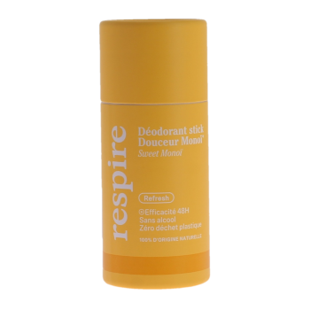 Déodorant stick douceur monoï efficacité 48h Respire - stick de 50g