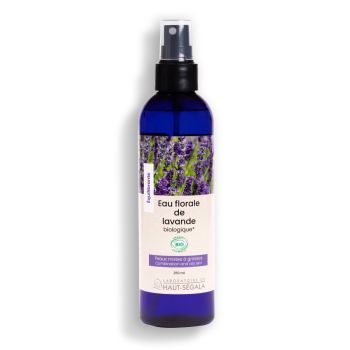 Eau florale de lavande bio Haut Ségala - spray de 250 ml