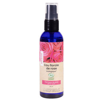 Eau florale de rose bio Haut-ségala - spray de 100ml