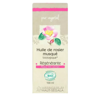 Huile de rosier musqué bio Haut-Ségala - flacon de 100ml