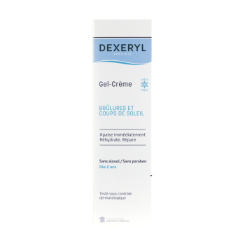 Dexeryl gel-crème effet frais Brûlures et coups de soleil Pierre Fabre - tube de 50g