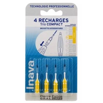 Brossettes interdentaires Trio Compact Inava - lot de 4 recharges