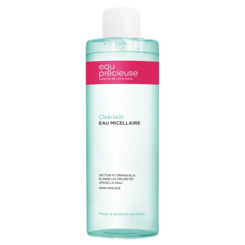 Eau précieuse clearskin eau micellaire démaquillante - flacon 400 ml