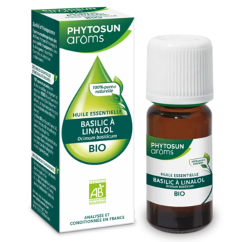 Huile essentielle basilic à linalol Phytosun arôms - flacon de 5ml