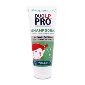 Shampoing lavande bio compl&eacute;ment traitement anti-poux Duo-LP-Pro - tube de 200ml