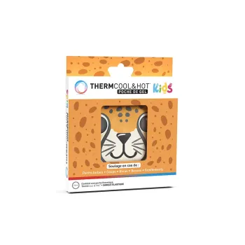 Therm cool & hot poche de gel kids léopard Bausch&Lomb - une poche de 136mm