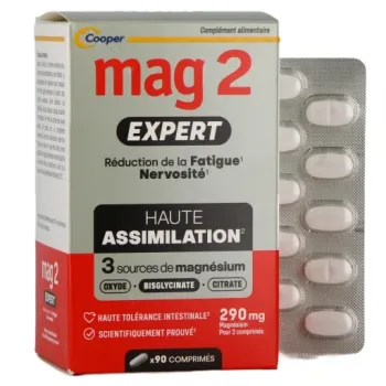 Mag 2 expert Cooper - boite de 90 comprim&eacute;s