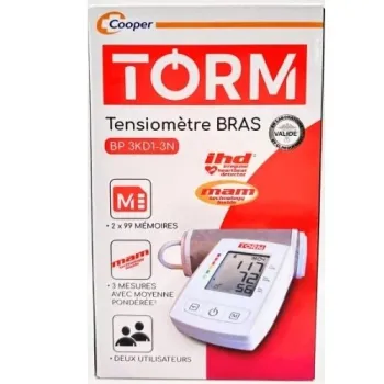 TORM Tensiom&egrave;tre au bras BP 3KD1-3N Cooper - 1 tensiom&egrave;tre