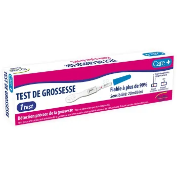 Test de grossesse précoce Care+ EG Labo - un test