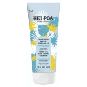 Shampooing douche apr&egrave;s-soleil 3en1 Hei Poa - tube de 200ml
