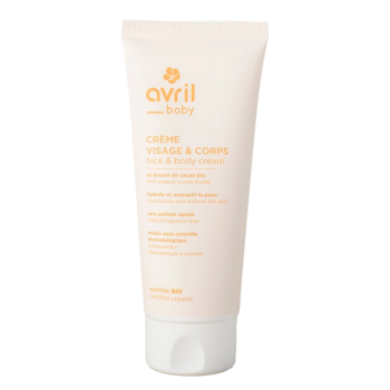 Crème visage et corps bébé Avril - tube de 100ml