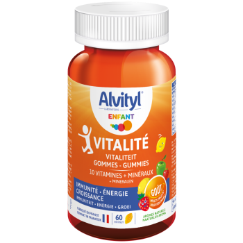 Alvityl vitalité 10 vitamines - boite de 60 gommes