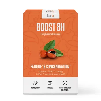 Boost 8h fatigue et concentration Léro - boite de 15 comprimés