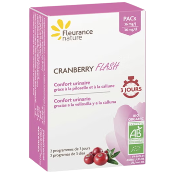 Cranberry flash bio Fleurance nature - boîte de 14 comprimés