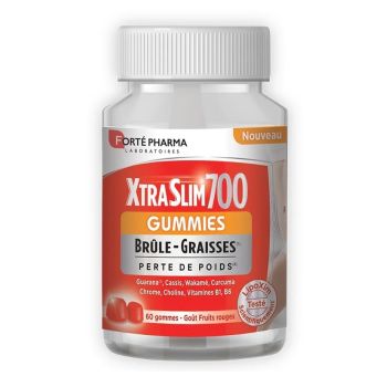 XtraSlim700 gummies brûle graisse Forté Pharma - pot de 60 gommes