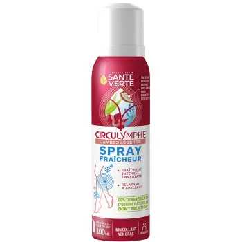 Circulymphe spray fraîcheur jambes légères Santé Verte - spray de 100ml