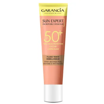 Sun Expert fluide teint&eacute; embellisseur SPF50+ Garancia - tube de 40ml