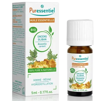 Huile essentielle bio Encens Oliban Puressentiel - flacon de 5ml