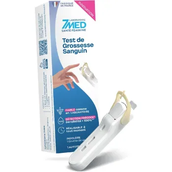 Test de grossesse sanguin 7 Med - bo&icirc;te de 1 autotest
