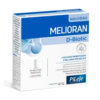 Melioran D-Biotic Pileje - boite de 30 g&eacute;lules