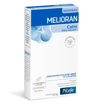 Melioran Calm effet relaxant Pileje - boite de 30 comprim&eacute;s &agrave; sucer