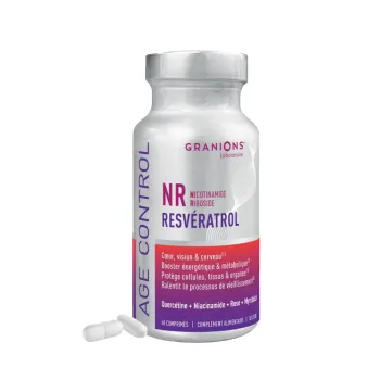 Age control NR resv&eacute;ratrol Granions - pot de 60 comprim&eacute;s 