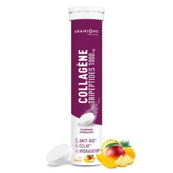 Collag&egrave;ne tripeptides 1000mg Granions - tube de 18 comprim&eacute;s effervescents