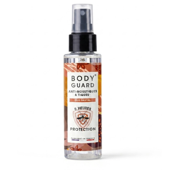 Spray anti-moustiques parfumé Oud Santal Bodyguard - spray de 100 ml