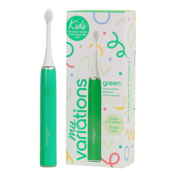 Brosse à dents électrique enfant verte MyVariations - une brosse à dents 