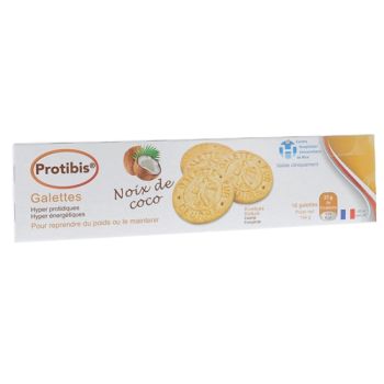 Protibis Galettes à la noix de coco HP/HC Nestlé Health Science - boîte de 16 galettes