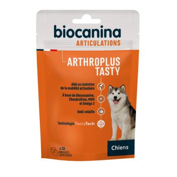 Arthroplus Tasty chiens Biocanina - sachet de 30 bouchées appétentes