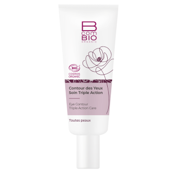 Contour des yeux soin triple action BcomBIO - tube de 20 ml