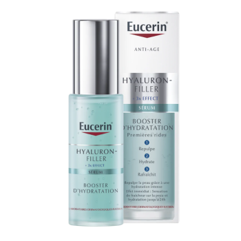 Hyaluron-Filler + 3x Effect Sérum booster d'hydratation Eucerin - flacon pompe de 30 ml