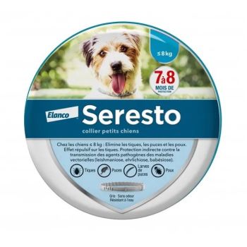 Seresto collier antiparasitaire petits chiens Elanco - 1 collier