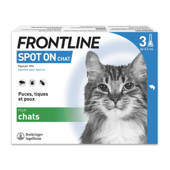 Spot On chat Frontline - 3 pipettes de 0,5ml