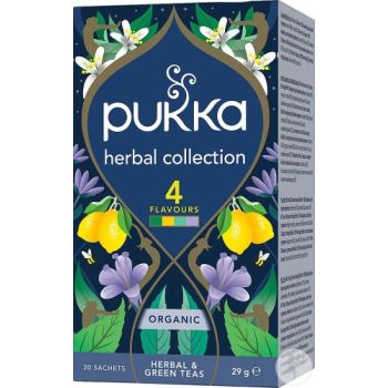 Collection de plantes 4 variétés Pukka - une boite de 20 sachets