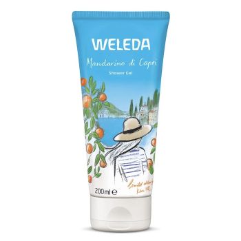 Crème de douche Mandarino di Capri Mandarine ensoleillée Weleda - tube de 200ml