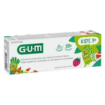 Dentifrice kids dès 3 ans goût fraise Gum- tube de 50ml