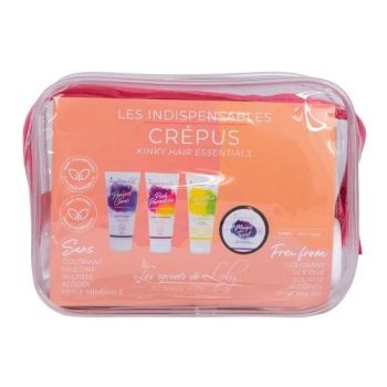 Trousse Les Indispensables cheveux crépus Les Secrets de Loly - trousse de 4 produits