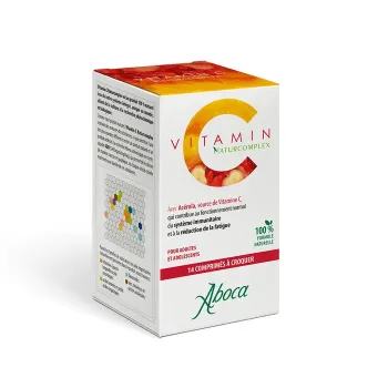 Vitamin C naturcomplex avec acerola Aboca - boîte de14 comprimés