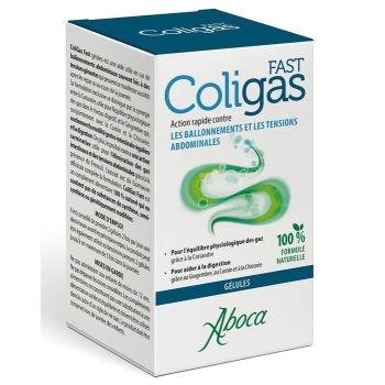 Fast Coligas ballonnements et tensions abdominales Aboca - boite de 50 gélules